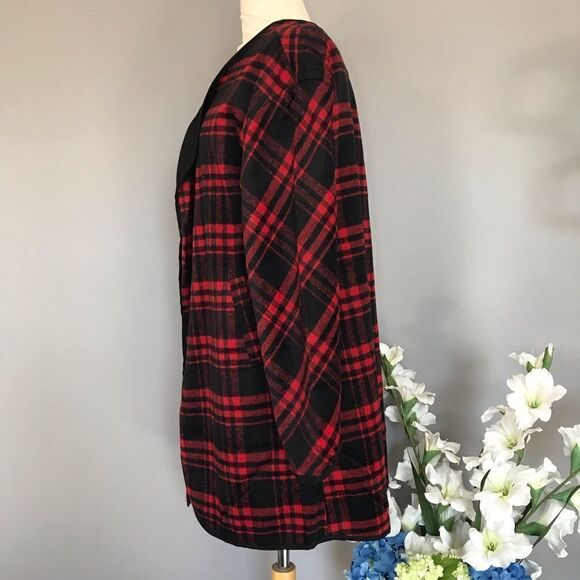BOUTIQUE plaid flannel jacket cardigan new fall - Picture 6 of 8